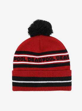 Marvel Deadpool Pom Beanie, , hi-res